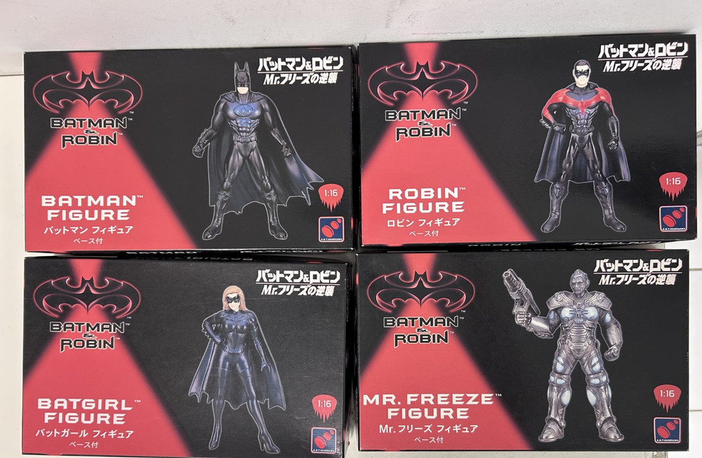 Batman 1/16 Figures set of 4 1997 Hasegawa