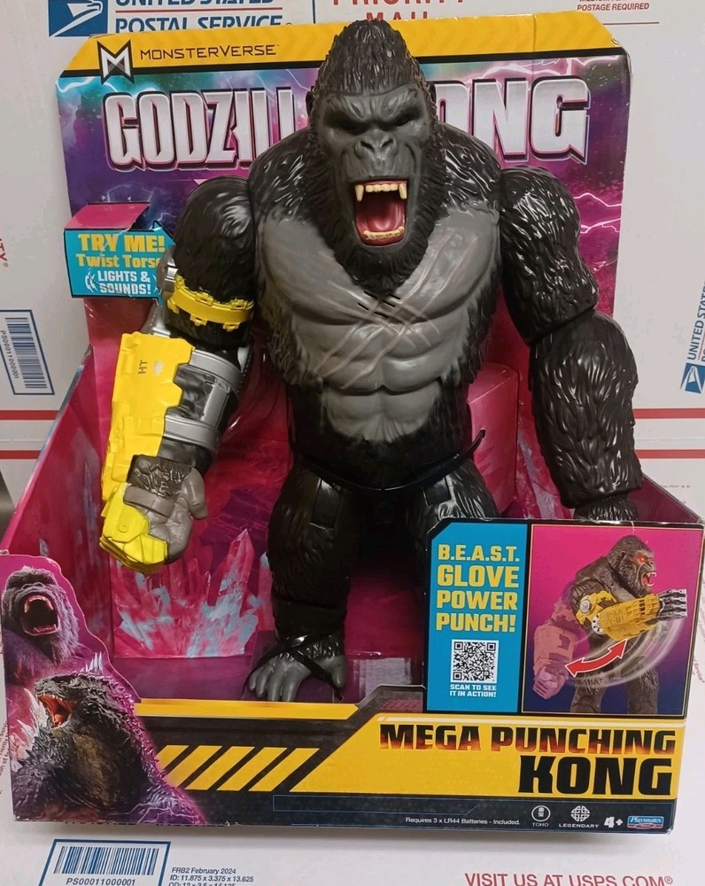 Godzilla x Kong: 13″ Mega Deluxe Power Punch Kong Figure by Playmates Toys