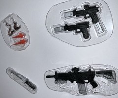 Marvel Legends SHIELD AGENT WEAPON LOT Knife Rifle Effects 6″ Figure Series
