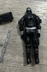 G.I. Joe ARAH 1989 Snake Eyes Vintage 3.75” Action Figure w/ Some Accessories
