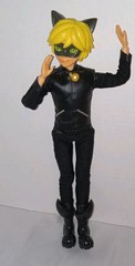 Miraculous Ladybug & Cat Noir Dolls 2-Pack Poseable Preowned