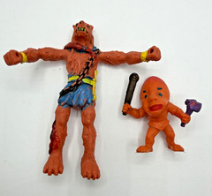 Arco The Other World Weapons Master Wolf and Jip Figures 1983