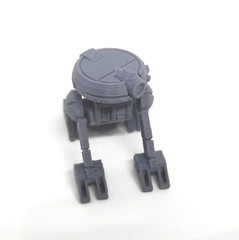 Custom 3D printed T3-M4 Droid for 3.75 Inch Fig Unpainted Vintage Collection