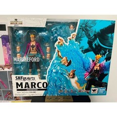 1PCS Bandai S.H.Figuarts One Piece Marco Battle of Marineford Action Figure In