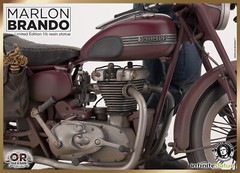 Infinite Statue Marlon Brando with Bike from The Wild One 1/6 Scale Statue New