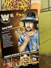 WWE ELITE LEGENDS TERRY FUNK FIGURE WWF NWA WCW NWO RETRO ULTIMATE HASBRO LJN