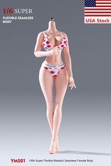 YM501 1/6 Female Sexy Plump Large Bust Flexible Details Body 12″Figure Doll