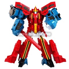 TOBOT V Galaxy Detectives 11″ Invincible Big Beast Figure Robot Combiner Boy Toy