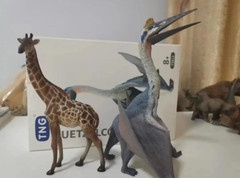 TNG Quetzalcoatlus Model Jurassic Dinosaur Animal Figure Toys Xmas Gift Decor