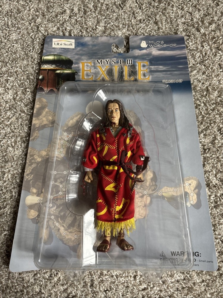 Saveedro Myst lll 3 Exile Vintage Ubisoft Action Figure (New) READ 2001 PC Game