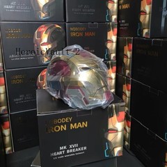 Iron Man MK17 Heart breaker Helmet 1/1 Wearable English Voice-controll Mask Toy