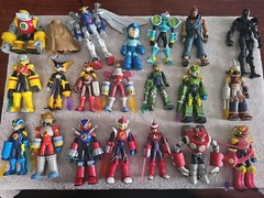 Mega Man / MegaMan NT Warrior Figure Lot – Loose Action Figures with Accessories