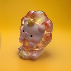 M Cute! Greedy Piglets Blind Box Confirmed Light Up Popcorn Chicken Figure