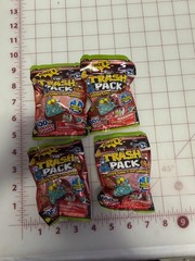 Lot of 4 Packs The Trash Pack Series 4 Surprise Blind Mystery Packs New & Sealed
