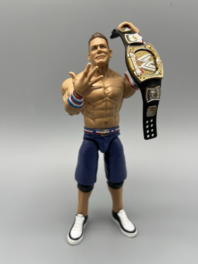 Mattel WWE Main Event Show Down John Cena Wrestling Figure w/ Spinner Belt