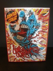 JIM PHILLIPS 1985 ART HAND Custom Kidrobot Santa Cruz Screaming Hand Figure
