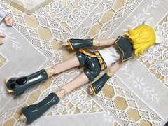 figma Rin Kagamine 019 Len Kagamine 020 Vocaloid Action Figure Max Factory 2008