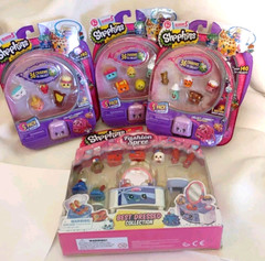 Shopkins Collectible Doll Toy Accessory Mixed Lot New Unopened Season 5 4 Items