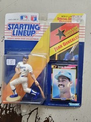 Lot of 9 Starting Lineup Baseball Collectibles with Cards