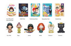 DISNEY PRINCESS SERIES 37 FIGURAL BAG CLIP LOT OF 3 BLIND BAGS NEW TY3023