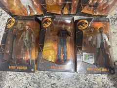 Jurassic Park Amber Collection Figure Lot – Muldoon, Sattler, Arnold, Hammond +