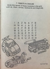 Transformers Generation 2 Decepticon Danger Coloring Activity Book 1993 Vintage