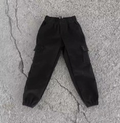 1/12 male black combat pants for 6″ figure SHF Nota Mezco MixMax PHICEN ❶USA❶