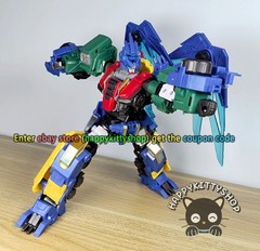 Quantum Heroes Dinoster Guardians Metatron Alpha Dragon Transformer Robot Figure