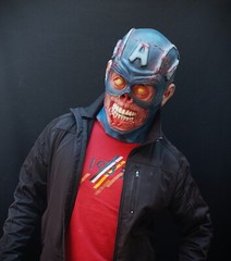 Zombie Captain America Marvel Handmade Latex Mask , Halloween/Parties/Cosplay
