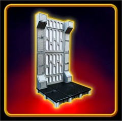 Star Wars inspired wall and diorama figure stand for 6″ line (Light Wall)