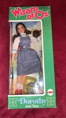 VINTAGE 1974 MEGO WIZARD OF OZ DOROTHY W/TOTO ” 8″ DOLL W/ORIG BOX – NIB