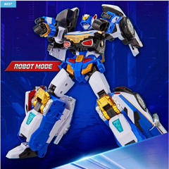 SAMG Metal Card Bot W Set | BlueCopW+HeavyIron W | Transforming Car | Korean Toy