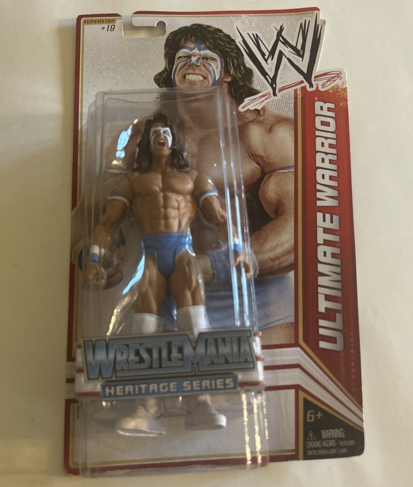 2011 WWE Wrestlemania Heritage Series Ultimate Warrior- New!!