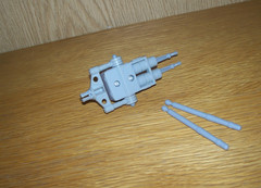 ORIGINAL Star Wars Legacy Millennium Falcon Top Gun Quad Cannon & Missiles