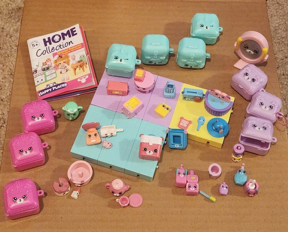 Shopkins Happy Places Home Collection Bear Kitty Bunny Puppy Sets