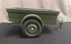 VINTAGE 1964 ORIGINAL GI JOE JEEP 7000 w/TRAILER/SEARCH LIGHT/RECOILESS CANNON