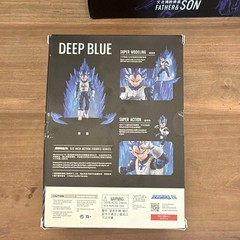 Demoniacal Fit Deep Blue Vegeta Action Figure 1/12 Scale /with Extra Head Sculpt