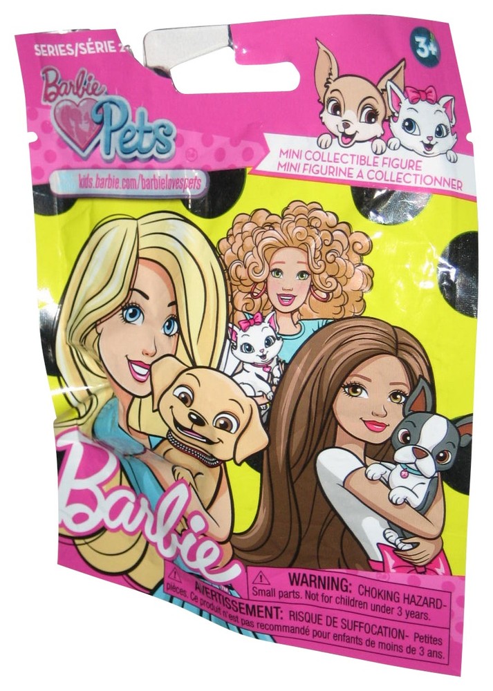 Barbie Pets Mini Collectible Toy Figure Blind Mystery Bag – (1 Random)
