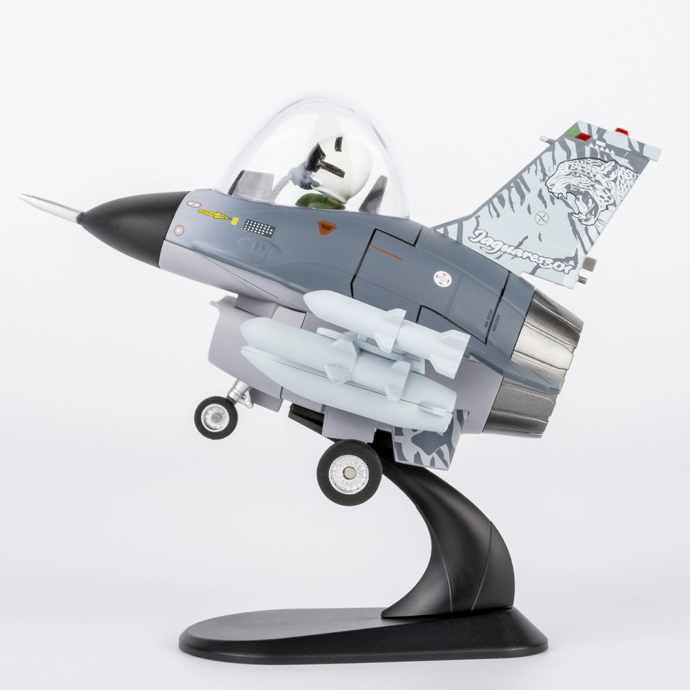 NG Fortune Leopard Q-version Model F-16AM Fighter Jet Aircraft Model