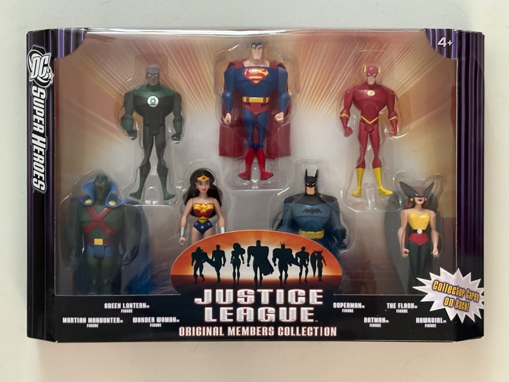 Justice League Original Seven Figure Set, 3.34 Inch Mattel