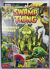 Swamp Thing Crayon-By-Number Rose Art Coloring Set New In Box Old Store Stock
