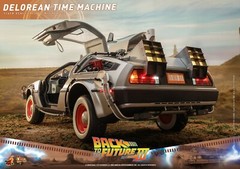 Hot Toys Delorean Back To The Future 3 III Time Machine 1/6 Scale Vehicle