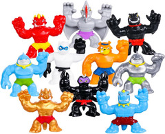 Minis, Minis Mega 10 Pack. Stretch, Squish, Battle with 10 Mini in One Pack!