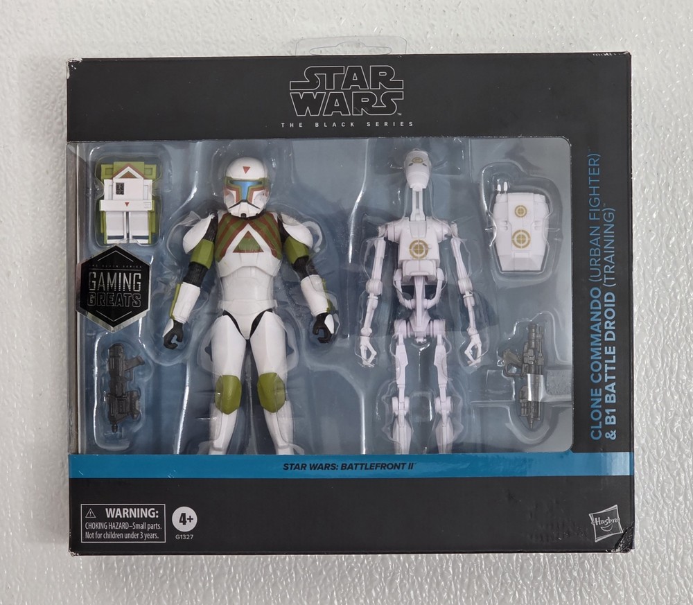 Star Wars Battlefront II Black Series Clone Commando B1 Battle Droid New