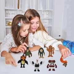 24PCS Italian Brainrot Action Figure,Tralalero Tralala Action Figure Set with Tr