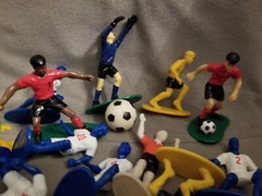 Kaskey Kids Soccer Guys Action Figures Set w/ case 30 Figures + Ball