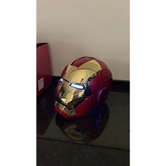 Autoking Iron Man Mask Mk5 1:1 Helmet Wearable Voice Touch Cosplay Props Jarvis