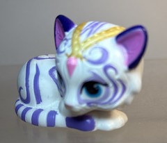 Nickelodeon Shimmer & Shine Nahal White Tiger Figure 3″ PVC Toy Made Indonesia