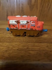 Chuggington Die Cast / Plastic Muddy Wilson & Orange Train Car