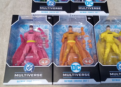 MCFARLANE BATMAN DETECTIVE COMICS #241 (GREEN/PURPLE/PINK/ORANGE/YELLOW)SUIT SET